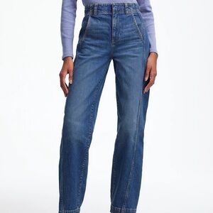 nwot madewell tapered/barrel jeans